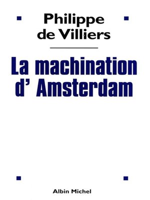 cover image of La Machination d'Amsterdam